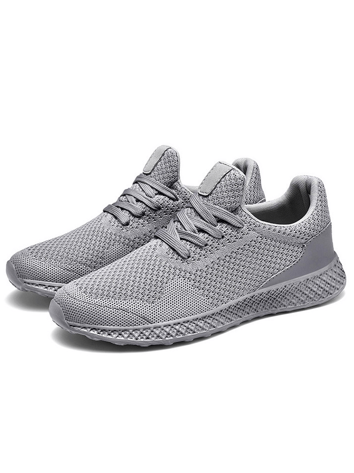 Men's Lightweight Mesh Tennis Shoes SF1345 - Breathable Air Mesh with EVA Insole for Outdoor Trail Running